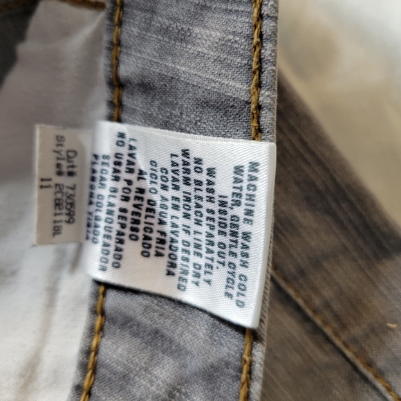 Vintage L.E.I. Women's Blue Jeans Dungarees Pants Size 11 Light Wash Great Cond. - Picture 7 of 11